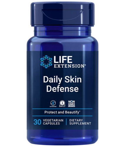 30 Kapseln Life Extension Daily Skin Defense