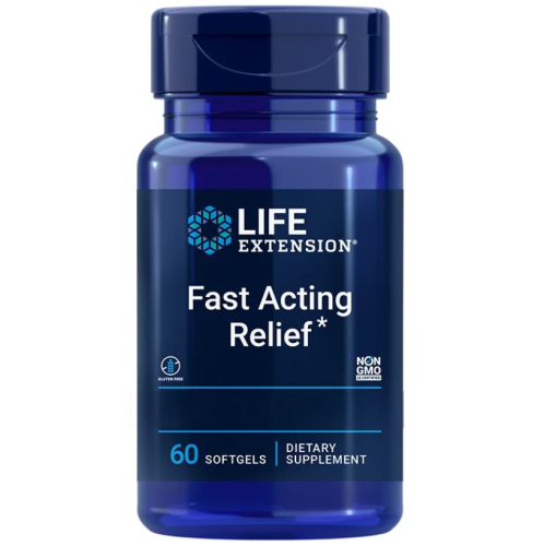60 Softgels Life Extension Fast Acting Relief