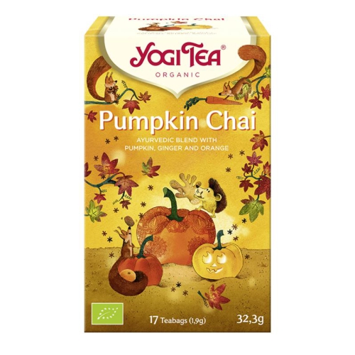 17 Tüte Yogi Tea Pumpkin Chai Thee Biologisch