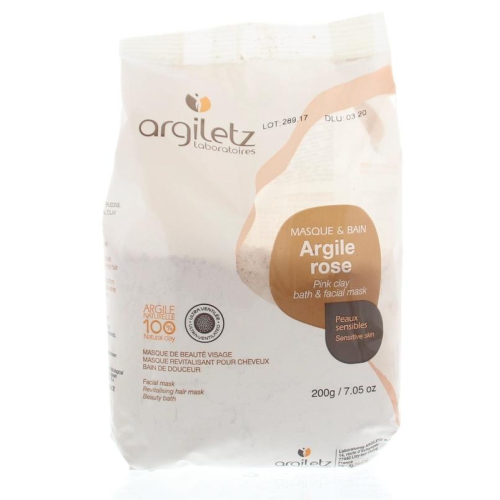 200 Gramm Argiletz Argile Rose Roze Klei Bad & Gezichtsmasker