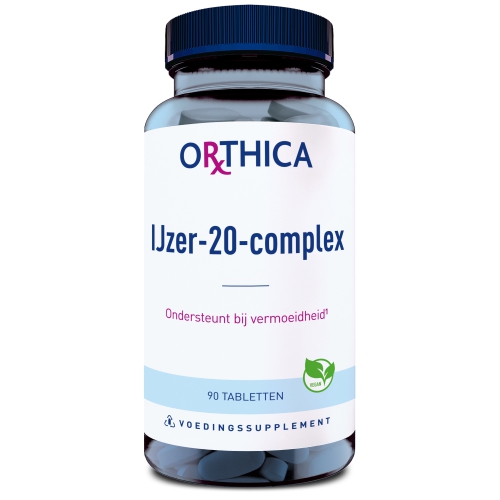 90 Tabletten Orthica IJzer-20-Complex