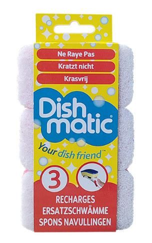 Dishmatic Afwasborstel Navullingen Krasvrij 3 Stücke