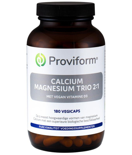 Proviform Calcium Magnesium Trio 2:1 met Vitamine D3 180 Vegicaps