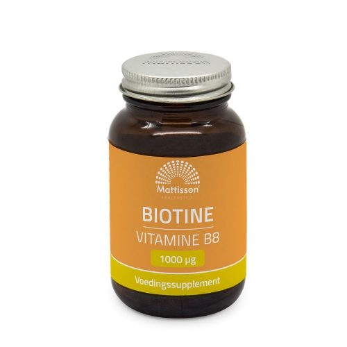 60 Tabletten Mattisson Biotine Vitamine B8 1000 mcg