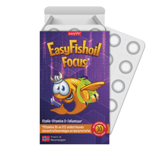30 kauwcapsules easyVit EasyFishoil Focus