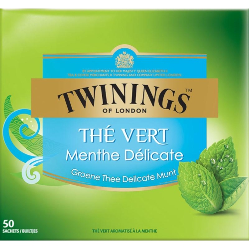 Twinings Groene Thee Munt 50 bag