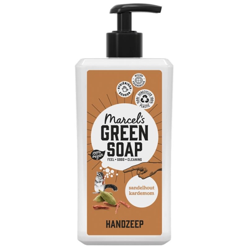 Marcel's Green Soap Handzeep Sandelhout & Kardemom 500 ml
