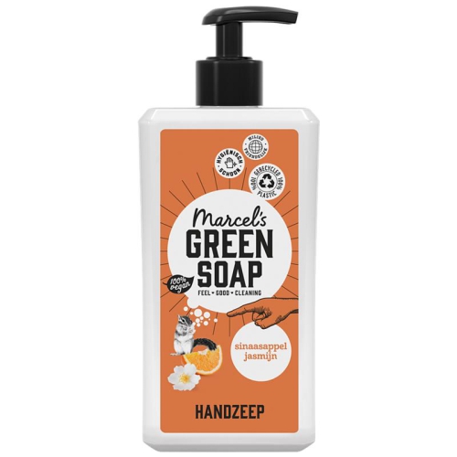 Marcel's Green Soap Handzeep Sinaasappel & Jasmijn 500 ml